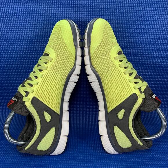 🔴 REEBOK Zquick TR Punch Women`s Size 9.5 Yellow Black Athletic Shoes V54728 - Picture 5 of 8